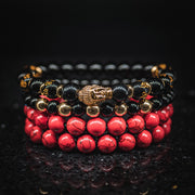 Buddha Set - Gold / Red